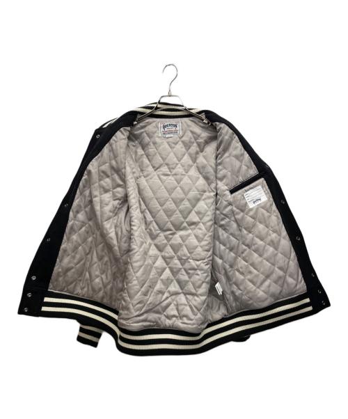 HOUSTON（ヒューストン）HOUSTON (ヒューストン) スタジャン ブラック サイズ:XX-LARGEの古着・服飾アイテム