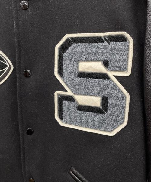 HOUSTON（ヒューストン）HOUSTON (ヒューストン) スタジャン ブラック サイズ:XX-LARGEの古着・服飾アイテム