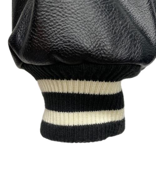 HOUSTON（ヒューストン）HOUSTON (ヒューストン) スタジャン ブラック サイズ:XX-LARGEの古着・服飾アイテム