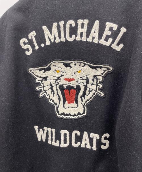 HOUSTON（ヒューストン）HOUSTON (ヒューストン) スタジャン ブラック サイズ:XX-LARGEの古着・服飾アイテム