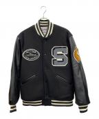 HOUSTONヒューストン）の古着「スタジャン」｜ブラック