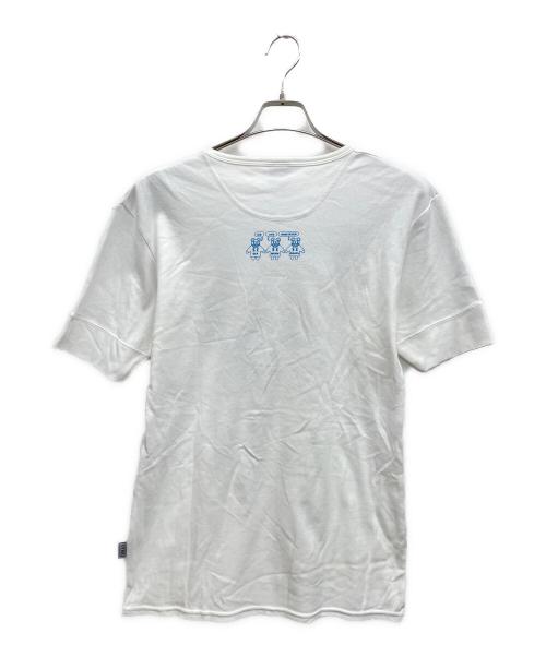 W.A.S.T.E（-）W.A.S.T.E (-) 半袖カットソー ホワイト サイズ:サイズ表記無しの古着・服飾アイテム
