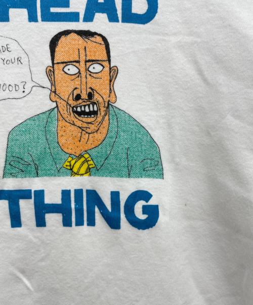W.A.S.T.E（-）W.A.S.T.E (-) 半袖カットソー ホワイト サイズ:サイズ表記無しの古着・服飾アイテム