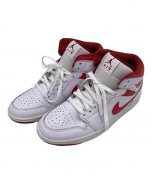 NIKE（ナイキ）の古着「AIR JORDAN 1 Mid SE （エアジョーダン1ミッドSE）」｜ホワイト×レッド