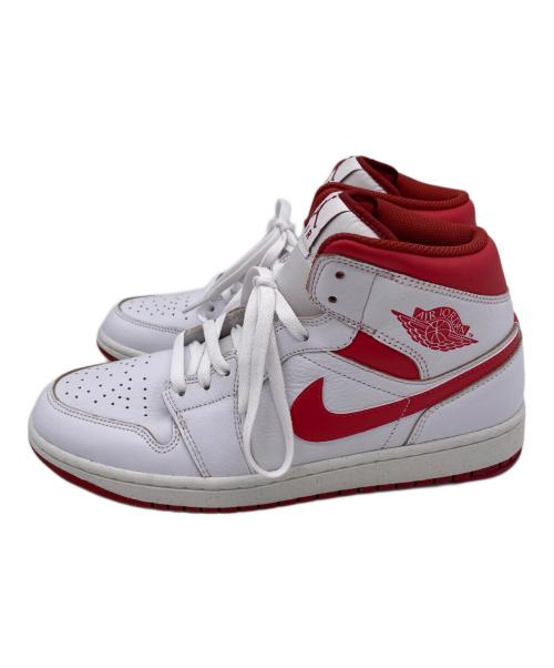 NIKE（ナイキ）NIKE (ナイキ) AIR JORDAN 1 Mid SE （エアジョーダン1ミッドSE） ホワイト×レッド サイズ:28.5cmの古着・服飾アイテム