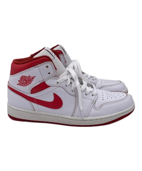 NIKE（ナイキ）NIKE (ナイキ) AIR JORDAN 1 Mid SE （エアジョーダン1ミッドSE） ホワイト×レッド サイズ:28.5cmの古着・服飾アイテム