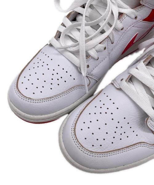 NIKE（ナイキ）NIKE (ナイキ) AIR JORDAN 1 Mid SE （エアジョーダン1ミッドSE） ホワイト×レッド サイズ:28.5cmの古着・服飾アイテム