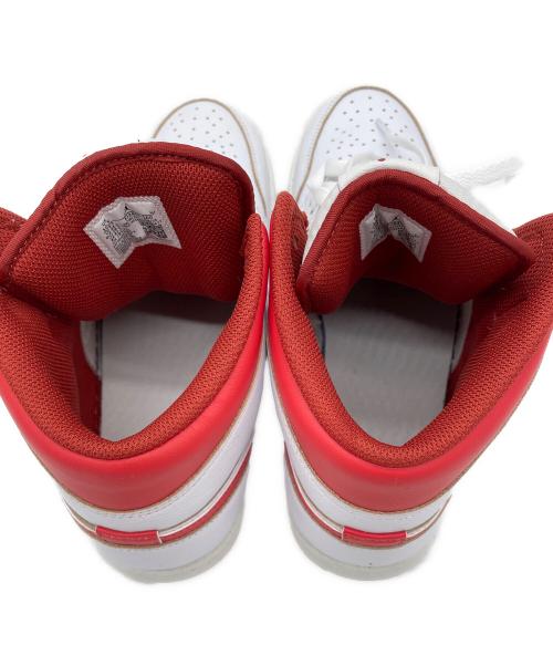 NIKE（ナイキ）NIKE (ナイキ) AIR JORDAN 1 Mid SE （エアジョーダン1ミッドSE） ホワイト×レッド サイズ:28.5cmの古着・服飾アイテム