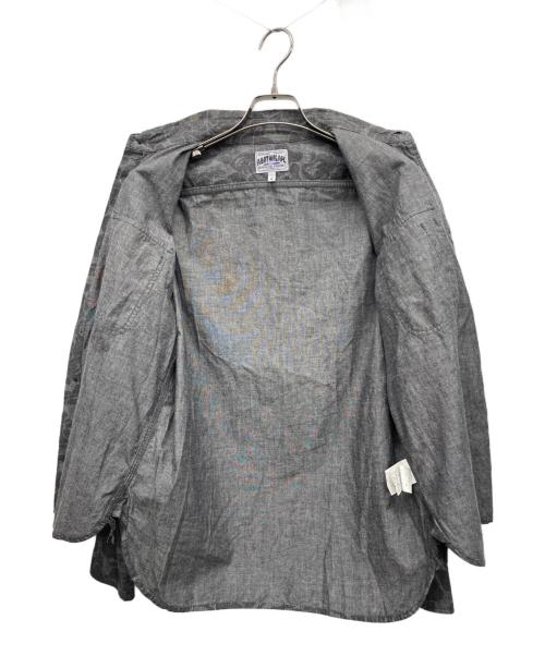 A BATHING APE（ア ベイシング エイプ）A BATHING APE (ア ベイシング エイプ) 長袖シャツ グレー サイズ:Ｍの古着・服飾アイテム