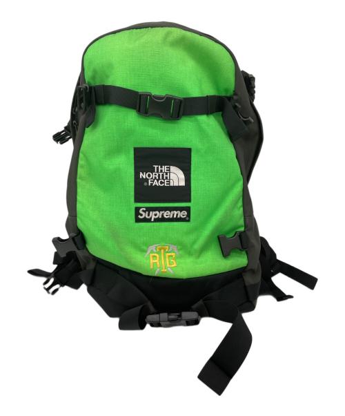THE NORTH FACE（ザ ノース フェイス）THE NORTH FACE (ザ ノース フェイス) Supreme (シュプリーム) RTG Backpack ブラック×グリーンの古着・服飾アイテム