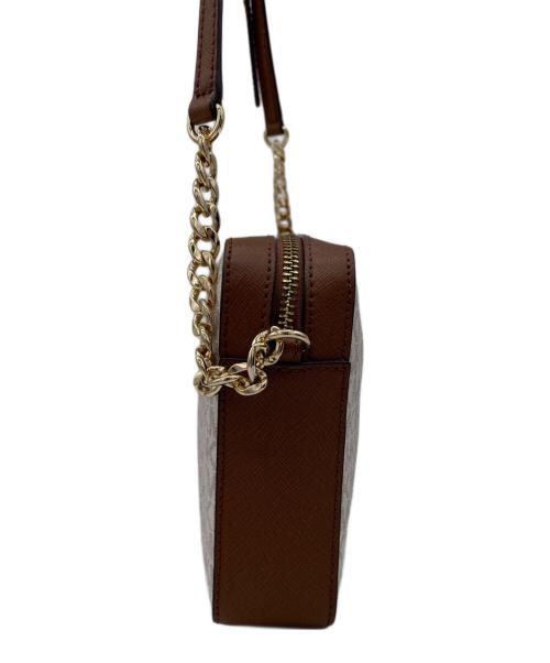 MICHAEL KORS（マイケル・コース）MICHAEL KORS (マイケルコース) ショルダーバッグ ホワイトの古着・服飾アイテム