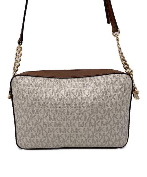 MICHAEL KORS（マイケル・コース）MICHAEL KORS (マイケルコース) ショルダーバッグ ホワイトの古着・服飾アイテム
