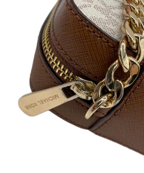 MICHAEL KORS（マイケル・コース）MICHAEL KORS (マイケルコース) ショルダーバッグ ホワイトの古着・服飾アイテム