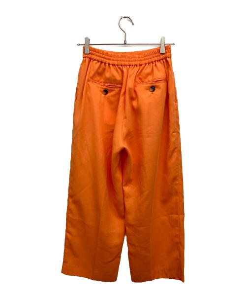 MAISON SPECIAL（メゾンスペシャル）MAISON SPECIAL (メゾンスペシャル) バックサテンイージースラックス オレンジ サイズ:36の古着・服飾アイテム