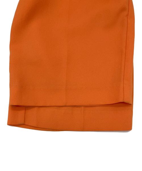 MAISON SPECIAL（メゾンスペシャル）MAISON SPECIAL (メゾンスペシャル) バックサテンイージースラックス オレンジ サイズ:36の古着・服飾アイテム