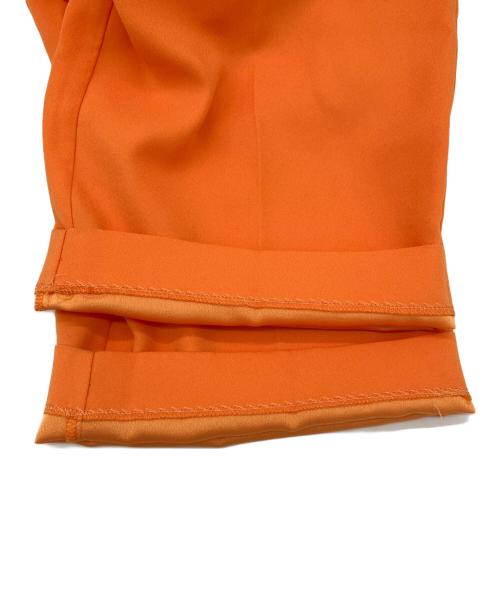 MAISON SPECIAL（メゾンスペシャル）MAISON SPECIAL (メゾンスペシャル) バックサテンイージースラックス オレンジ サイズ:36の古着・服飾アイテム