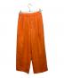 MAISON SPECIAL（メゾンスペシャル）の古着「バックサテンイージースラックス」｜オレンジ