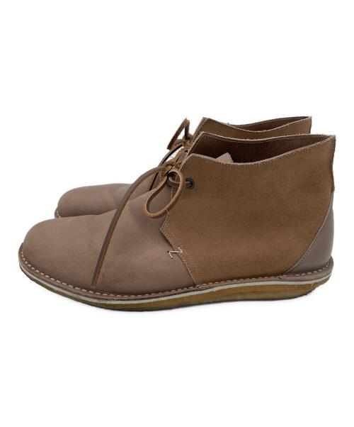 CAMILLE TANOH×NONNATIVE（カミーユ タノ×ノンネイティブ）CAMILLE TANOH×NONNATIVE (カミーユ タノ×ノンネイティブ) チャッカーブーツ ブラウン サイズ:41の古着・服飾アイテム