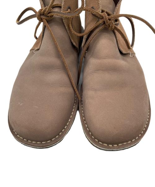 CAMILLE TANOH×NONNATIVE（カミーユ タノ×ノンネイティブ）CAMILLE TANOH×NONNATIVE (カミーユ タノ×ノンネイティブ) チャッカーブーツ ブラウン サイズ:41の古着・服飾アイテム