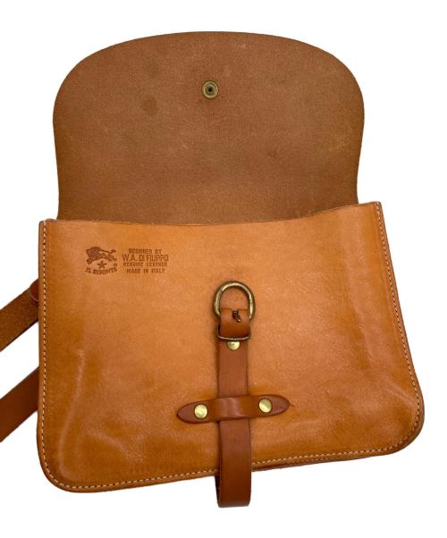 IL BISONTE（イル ビゾンテ）IL BISONTE (イル ビゾンテ) ショルダーバッグ ブラウンの古着・服飾アイテム