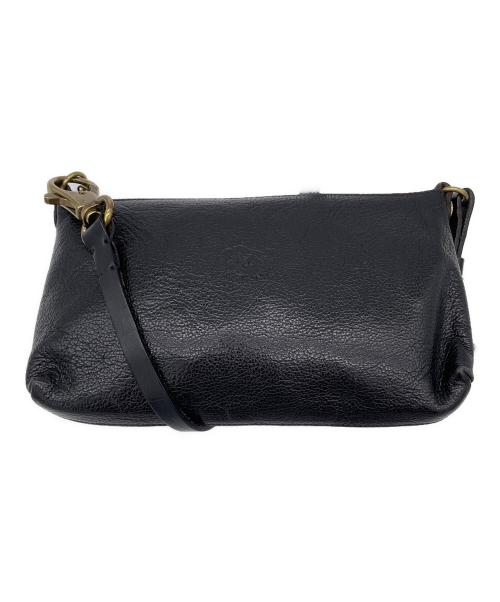 IL BISONTE（イル ビゾンテ）IL BISONTE (イル ビゾンテ) ショルダーバッグ ブラックの古着・服飾アイテム