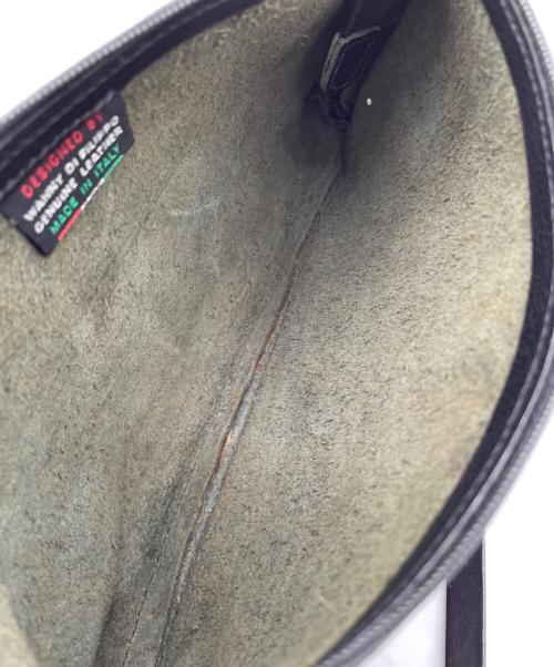 IL BISONTE（イル ビゾンテ）IL BISONTE (イル ビゾンテ) ショルダーバッグ ブラックの古着・服飾アイテム