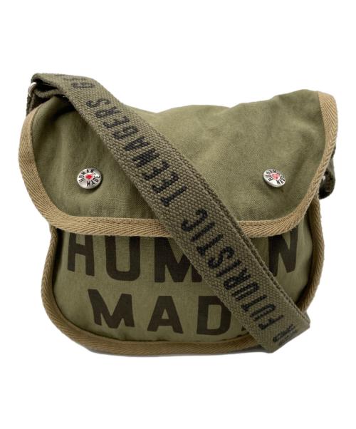 HUMAN MADE（ヒューマンメイド）HUMAN MADE (ヒューマンメイド) ショルダーバッグ オリーブの古着・服飾アイテム