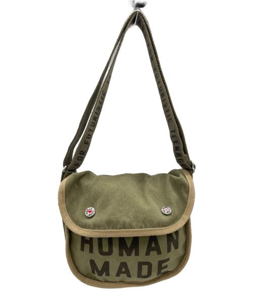 HUMAN MADE（ヒューマンメイド）HUMAN MADE (ヒューマンメイド) ショルダーバッグ オリーブの古着・服飾アイテム