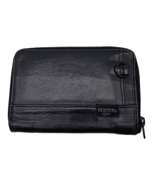 PORTER（ポーター）PORTER (ポーター) 2つ折り財布 ブラックの古着・服飾アイテム
