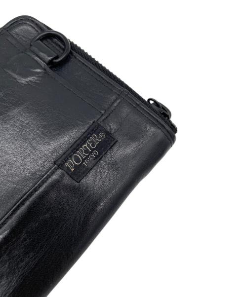 PORTER（ポーター）PORTER (ポーター) 2つ折り財布 ブラックの古着・服飾アイテム