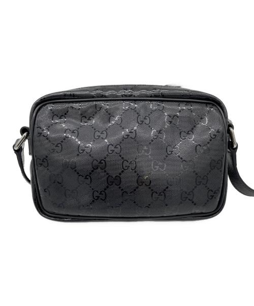 GUCCI（グッチ）GUCCI (グッチ) GGインプリメ　ショルダーバッグ ブラックの古着・服飾アイテム