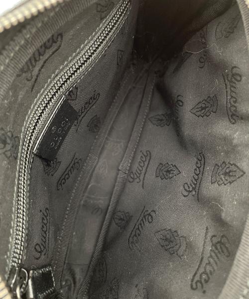 GUCCI（グッチ）GUCCI (グッチ) GGインプリメ　ショルダーバッグ ブラックの古着・服飾アイテム