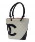 CHANEL（シャネル）の古着「カンボンライン スモール　トートバッグ」｜ホワイト
