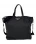 PRADA (プラダ) 2WAYトートバッグ ブラック：23000円