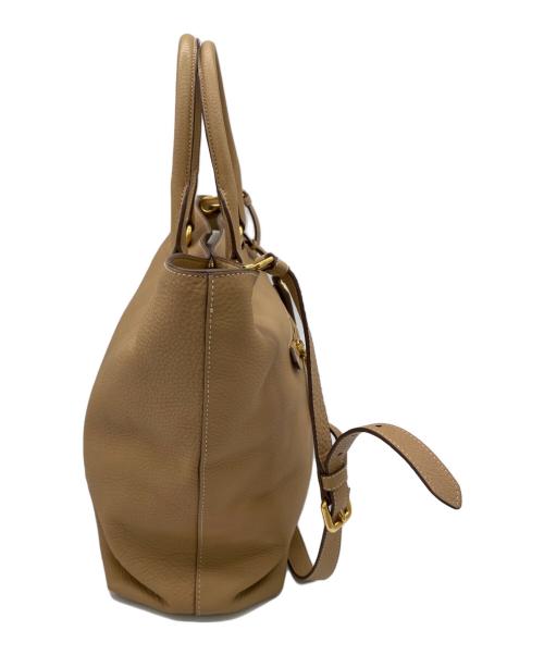 PRADA（プラダ）PRADA (プラダ) 2WAYバッグ ベージュの古着・服飾アイテム