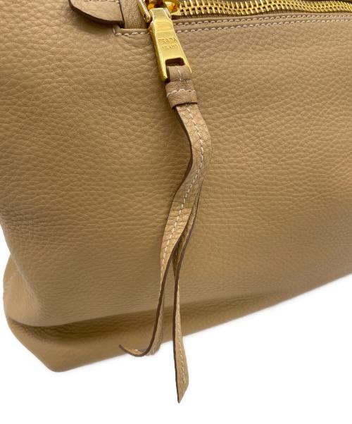 PRADA（プラダ）PRADA (プラダ) 2WAYバッグ ベージュの古着・服飾アイテム