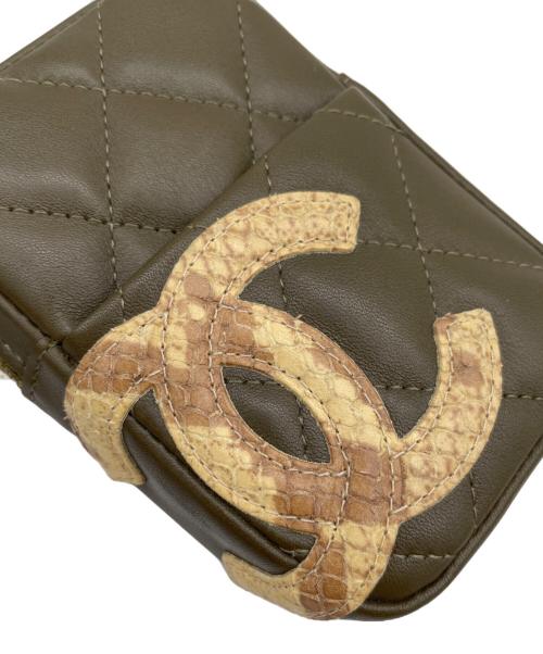 CHANEL（シャネル）CHANEL (シャネル) カンボンライン　シガレットケース ブラウンの古着・服飾アイテム