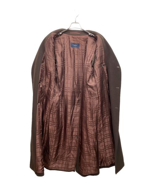 BURBERRY LONDON（バーバリーロンドン）BURBERRY LONDON (バーバリーロンドン) ダブルコート ブラウン サイズ:サイズ表記無しの古着・服飾アイテム