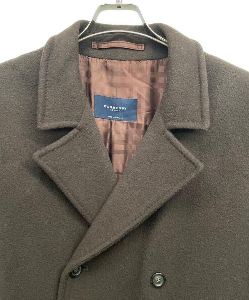 BURBERRY LONDON（バーバリーロンドン）BURBERRY LONDON (バーバリーロンドン) ダブルコート ブラウン サイズ:サイズ表記無しの古着・服飾アイテム