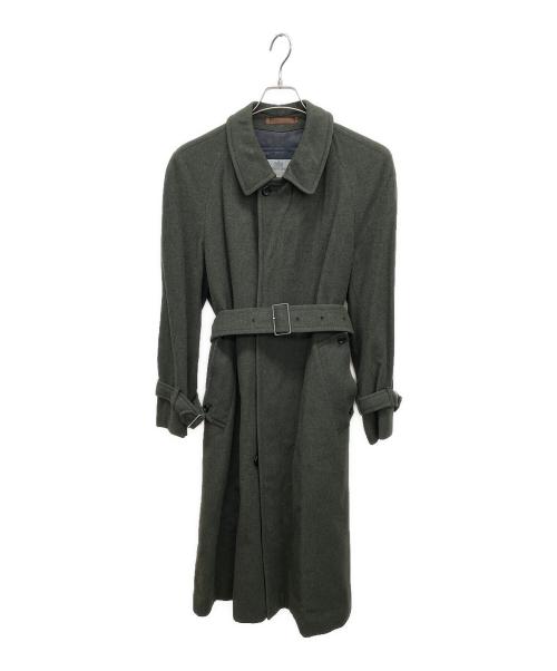 Aquascutum（アクアスキュータム）Aquascutum (アクアスキュータム) ウールコート グリーン サイズ:サイズ表記無しの古着・服飾アイテム
