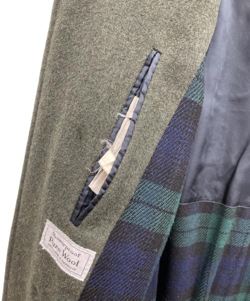 Aquascutum（アクアスキュータム）Aquascutum (アクアスキュータム) ウールコート グリーン サイズ:サイズ表記無しの古着・服飾アイテム