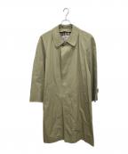 Aquascutumアクアスキュータム）の古着「ステンカラーコート」｜オリーブ