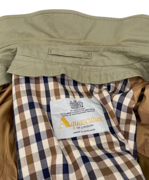 Aquascutum（アクアスキュータム）Aquascutum (アクアスキュータム) ステンカラーコート オリーブ サイズ:サイズ表記無しの古着・服飾アイテム