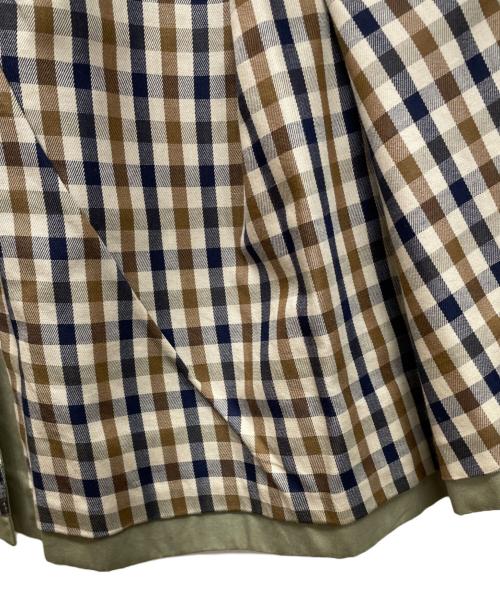 Aquascutum（アクアスキュータム）Aquascutum (アクアスキュータム) ステンカラーコート オリーブ サイズ:サイズ表記無しの古着・服飾アイテム