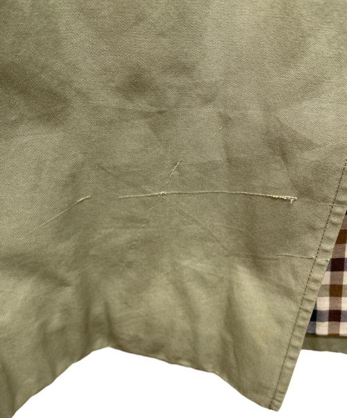 Aquascutum（アクアスキュータム）Aquascutum (アクアスキュータム) ステンカラーコート オリーブ サイズ:サイズ表記無しの古着・服飾アイテム