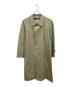 Aquascutum（アクアスキュータム）の古着「ステンカラーコート」｜オリーブ