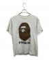 BAPE BY A BATHING APE（ベイプバイアベイシングエイプ）の古着「半袖カットソー」｜ホワイト
