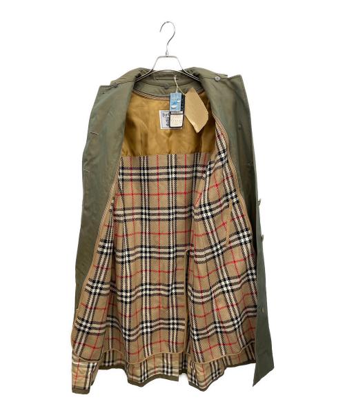 Burberry's（バーバリーズ）Burberry's (バーバリーズ) ステンカラーコート グリーン サイズ:7 AB 2の古着・服飾アイテム