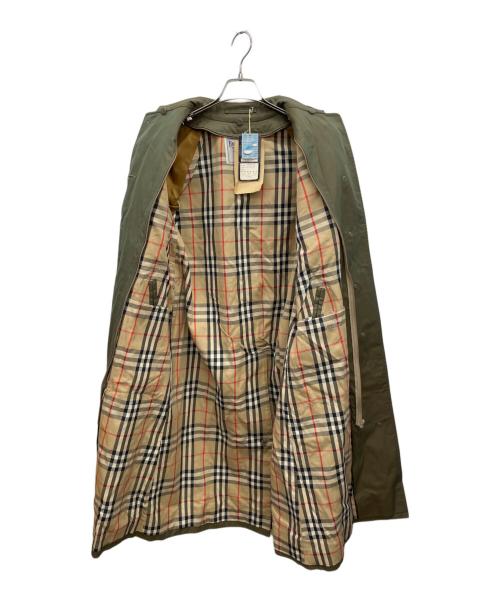Burberry's（バーバリーズ）Burberry's (バーバリーズ) ステンカラーコート グリーン サイズ:7 AB 2の古着・服飾アイテム