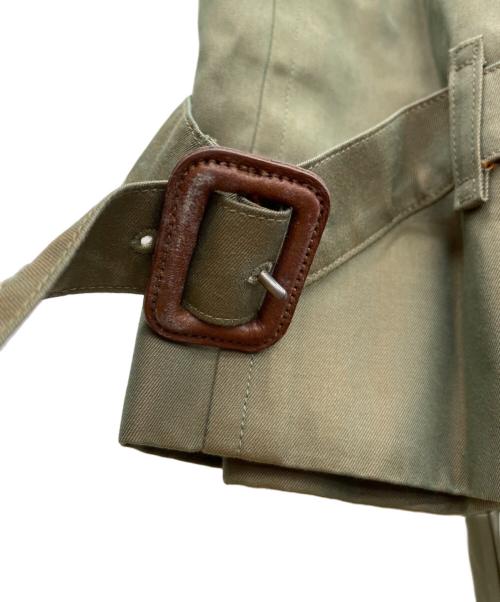 Burberry's（バーバリーズ）Burberry's (バーバリーズ) ステンカラーコート グリーン サイズ:7 AB 2の古着・服飾アイテム